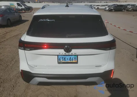 2025 Volkswagen Tiguan Se z USA, uszkodzony, nr VIN 3VVER7RM3SM019864